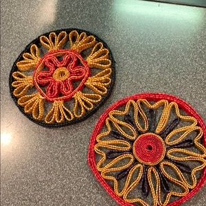 Vintage Seagrass Trivets